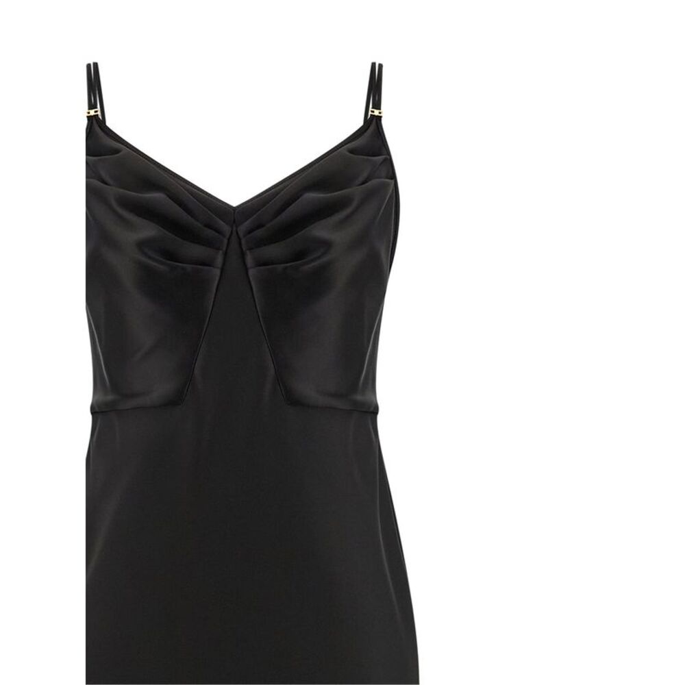 Elisabetta Franchi Women's Red Carpet Satin Dress - Picture 3 of 4